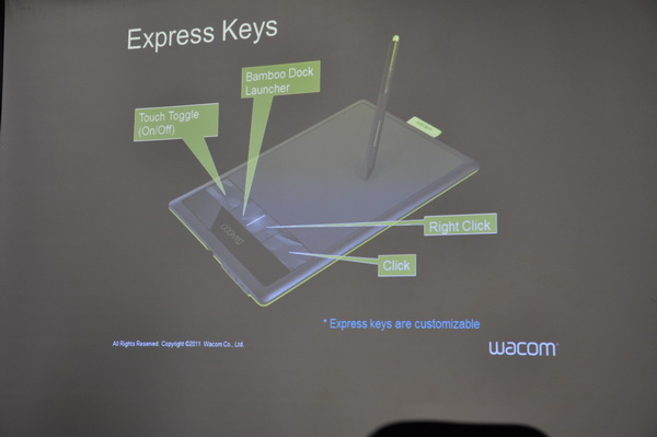 Four express keys and the capacity to recognize touch and gestures practically eliminates the need for a mouse.