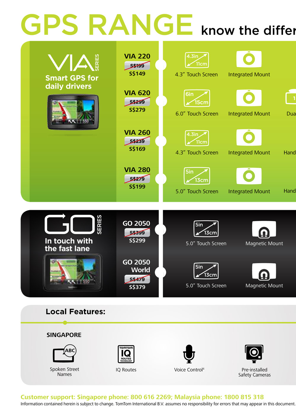 TomTom GPS Page 2 Brochures from Comex Singapore on Tech Show Portal