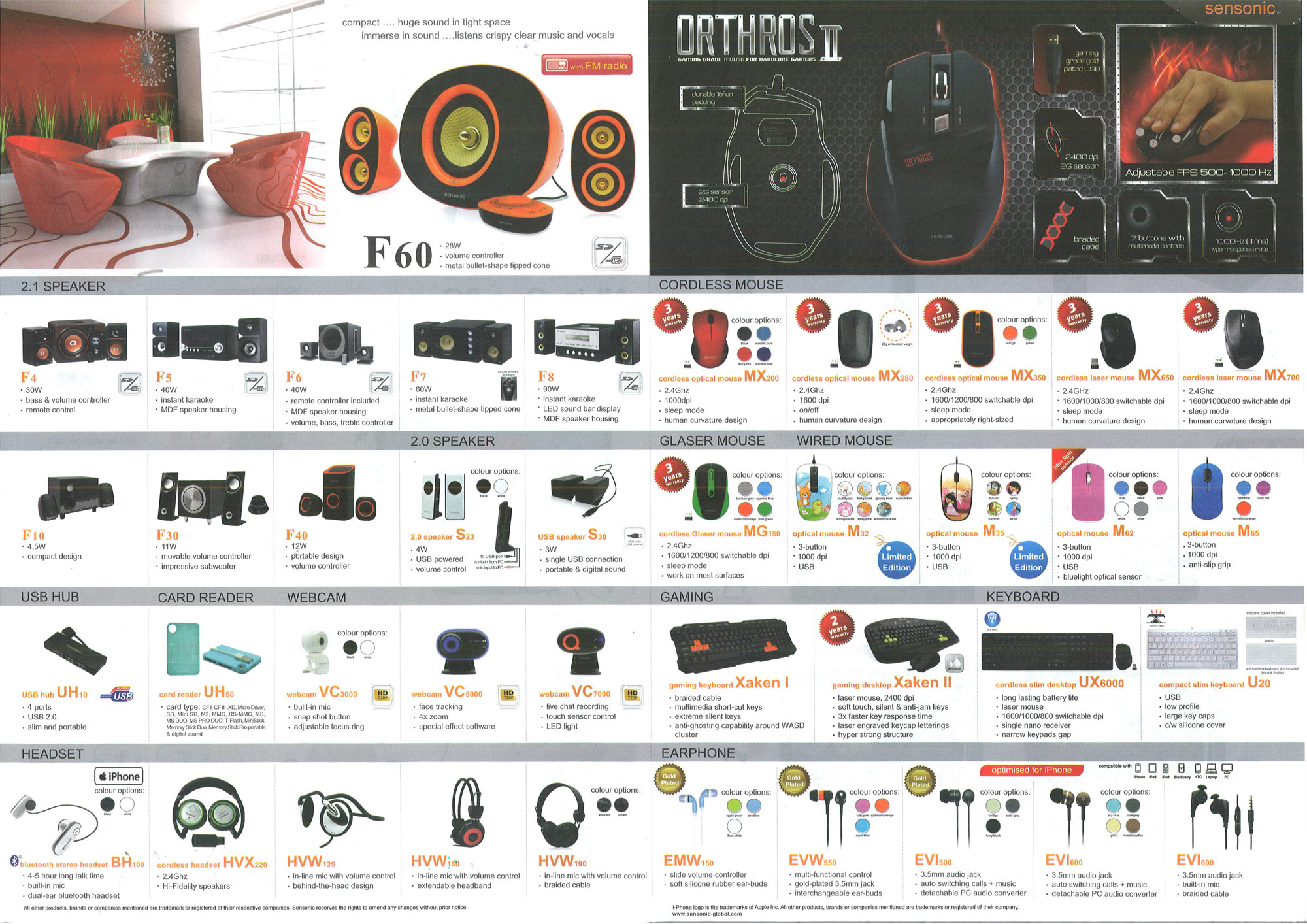 Sensonic - Page 2 Brochures from IT Show 2012 Singapore on Tech Show ...