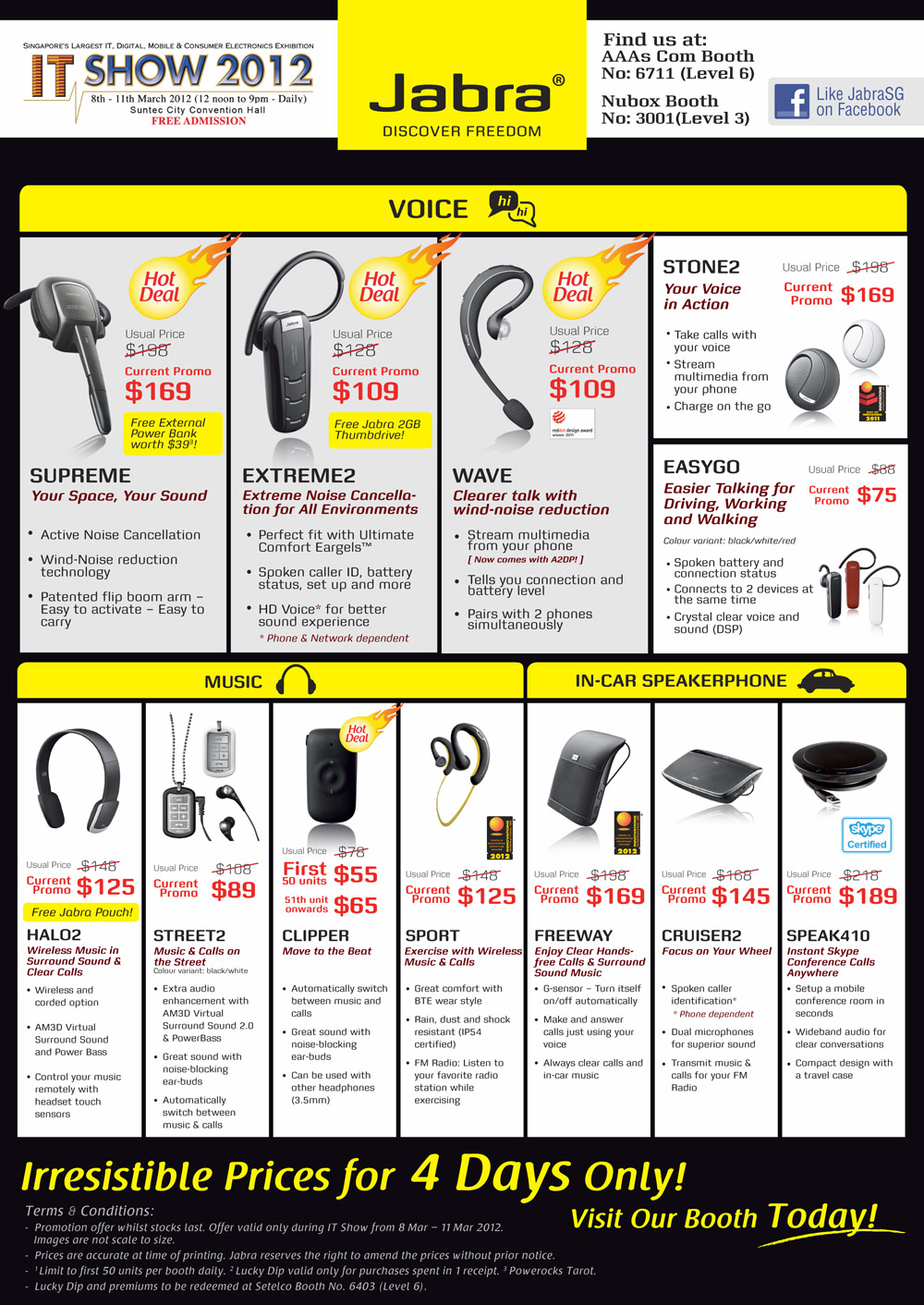 Jabra Page 2 Brochures from IT Show 2012 Singapore on Tech Show