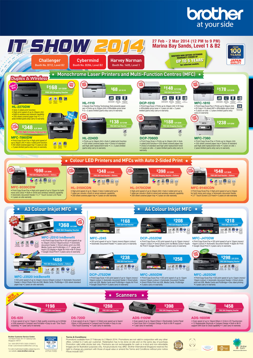 Brother printers page 1 Brochures from IT Show 2014 Singapore on Tech Show Portal