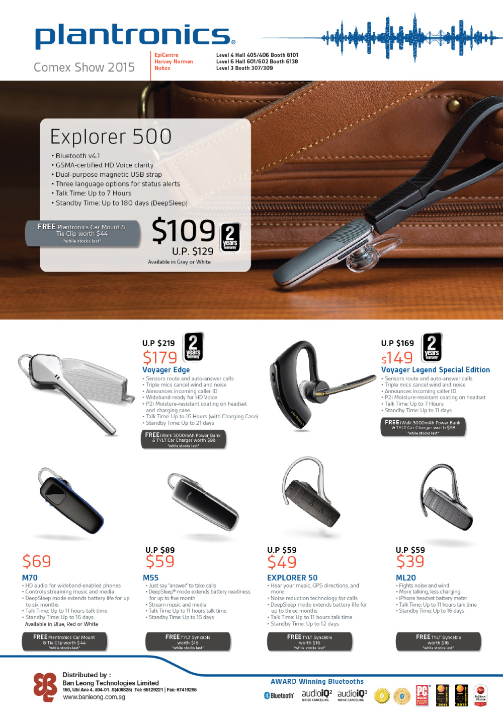 Plantronics - Pg 2 Brochures from COMEX 2015 Singapore on Tech Show ...