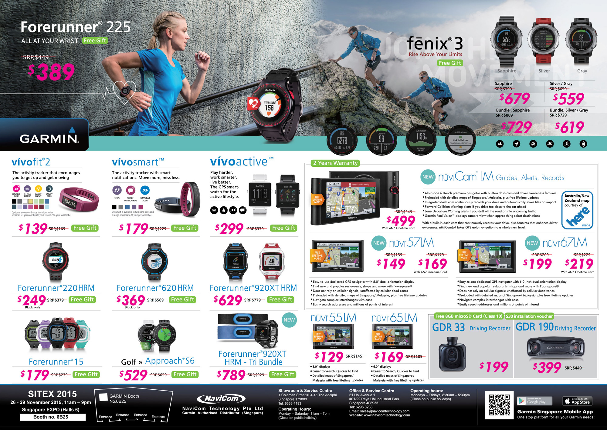 Garmin - Pg 1 Brochures from SITEX 2015 Singapore on Tech Show Portal ...