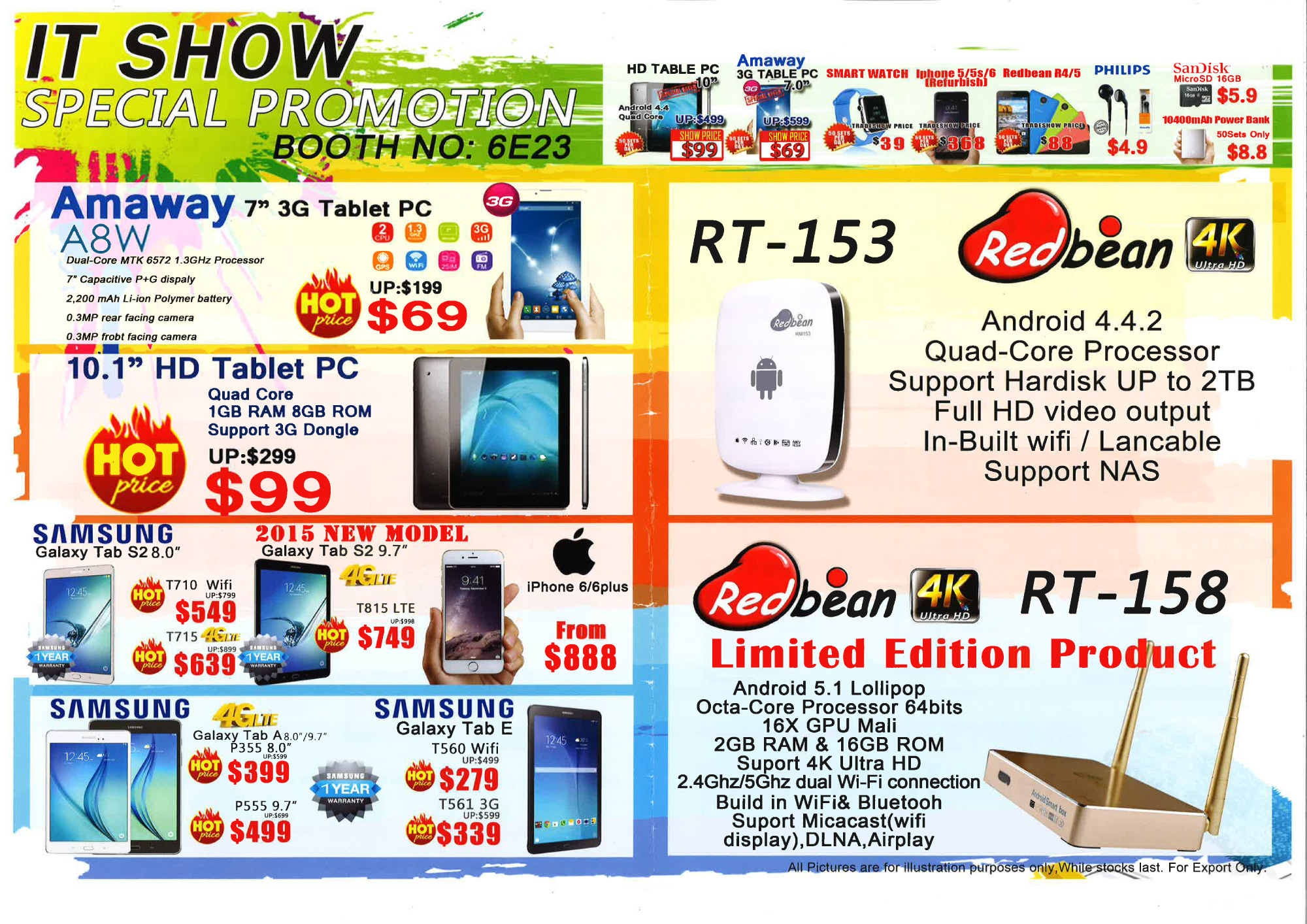 Smartphones and tablet deals page 1 Brochures from SITEX 2015