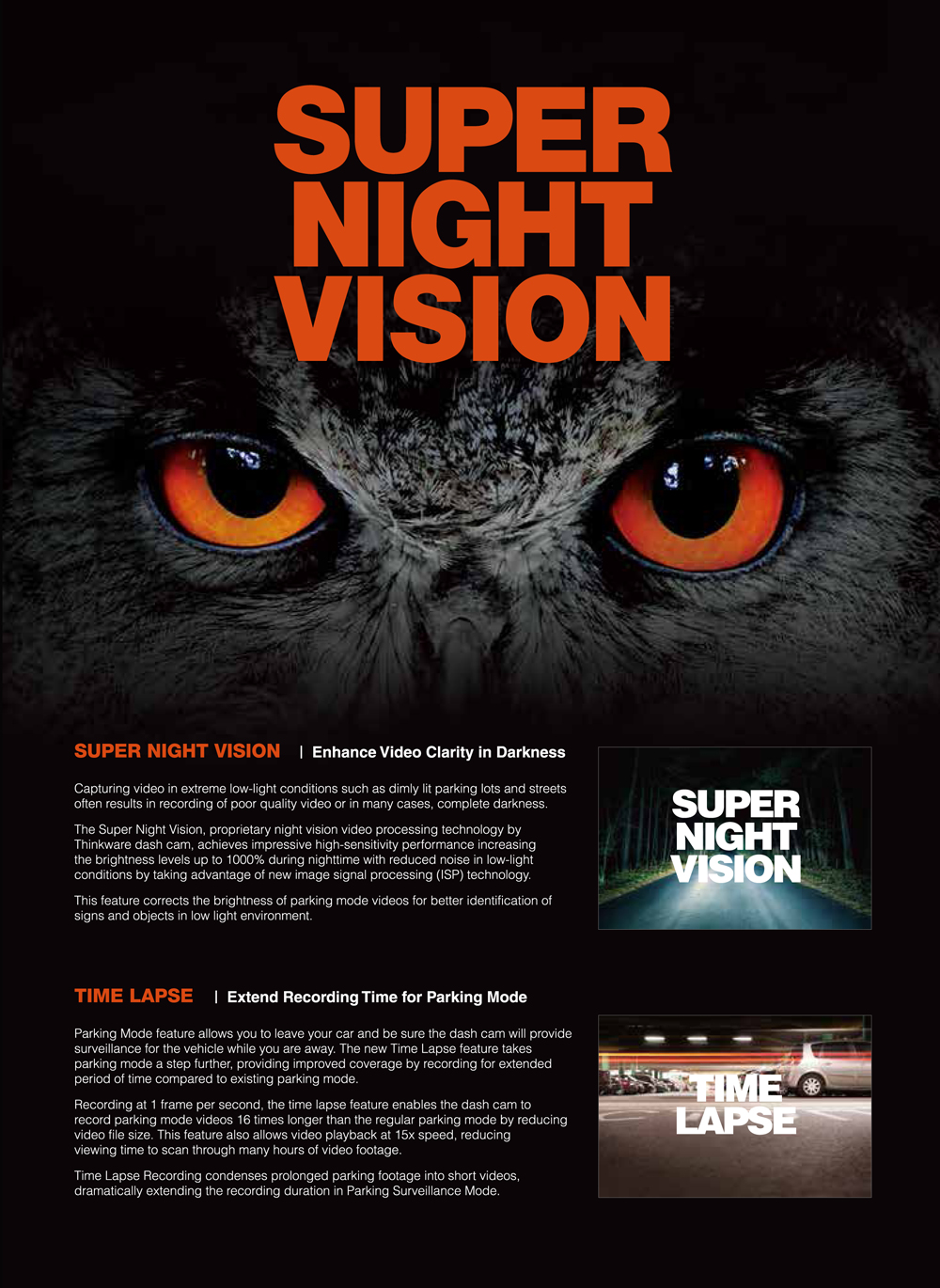 Thinkware Dash Cam Pg 4 Brochures from COMEX 2016 Singapore on Tech