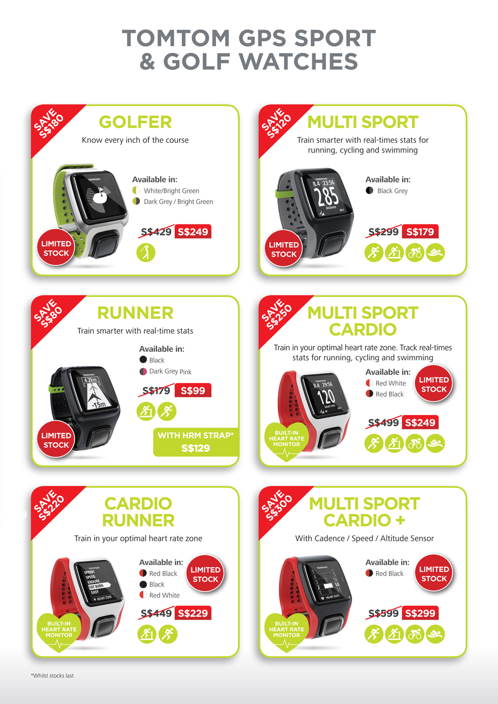 TomTom GPS Watches Pg 1 Brochures from PC Show 2016 Singapore on Tech