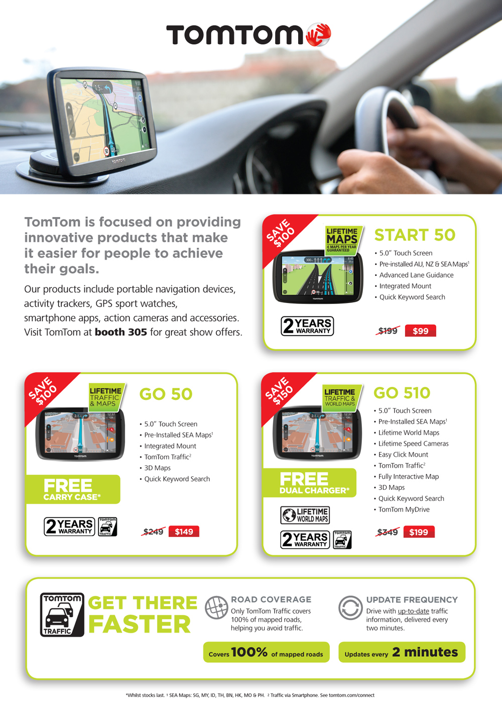 TomTom GPS Brochures from CEE 2017 Singapore on Tech Show Portal