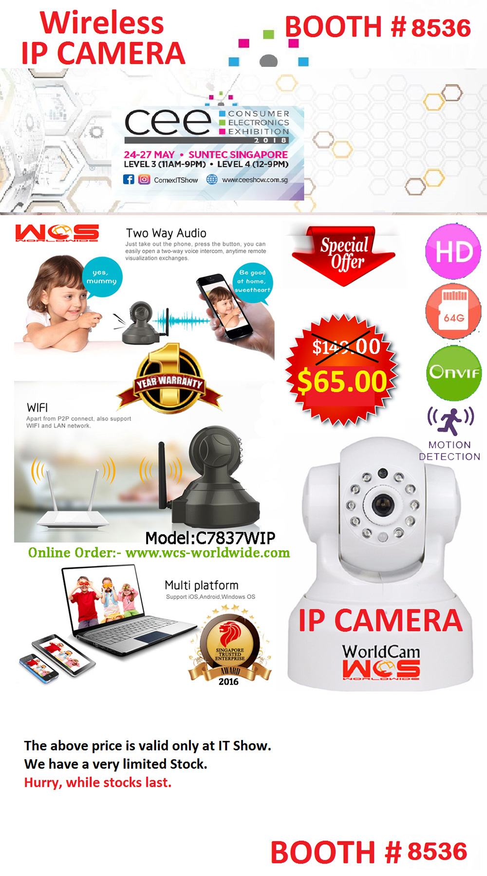 WCS IP Camera Brochures from CEE 2018 on Tech Show Portal ...