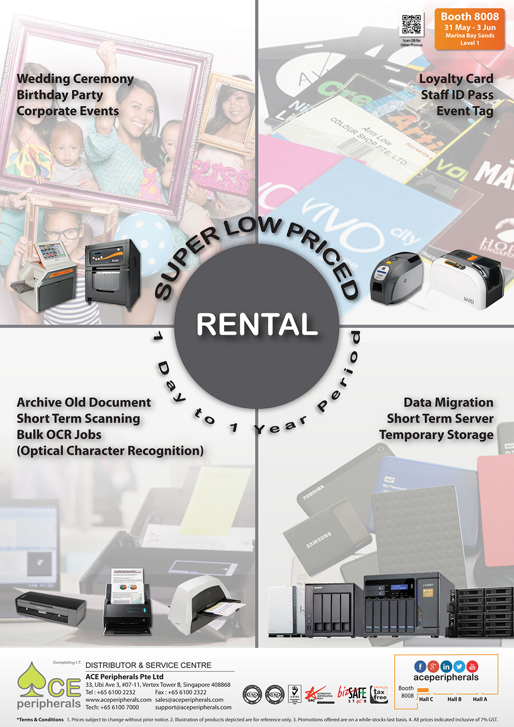 ACE Rentals Brochures from PC Show 2018 on Tech Show Portal