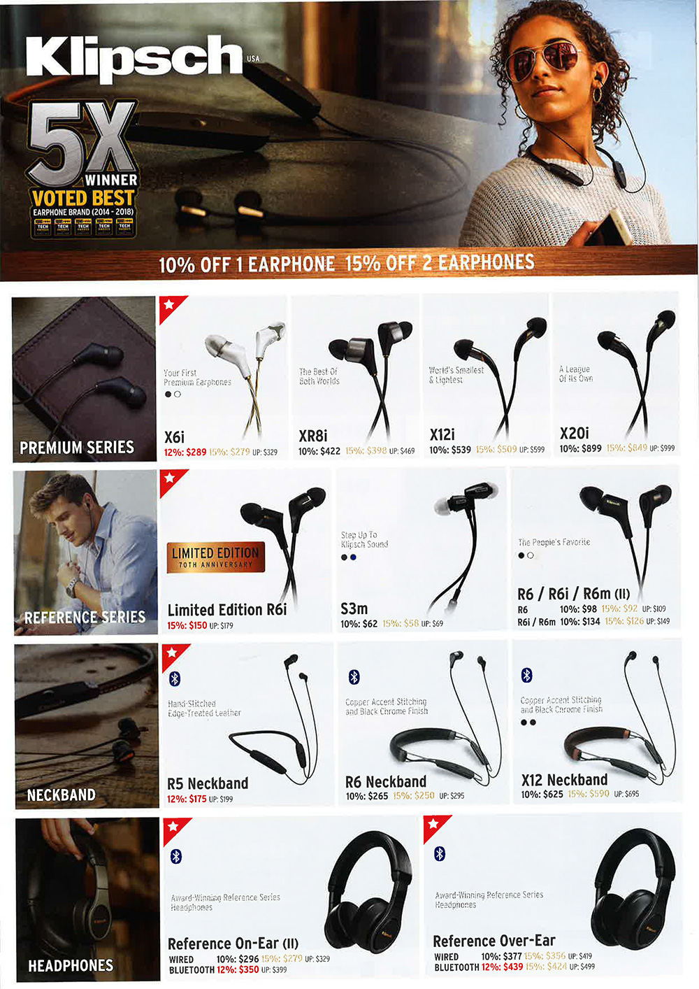 Klipsch headphones Brochures from PC Show 2018 on Tech Show Portal