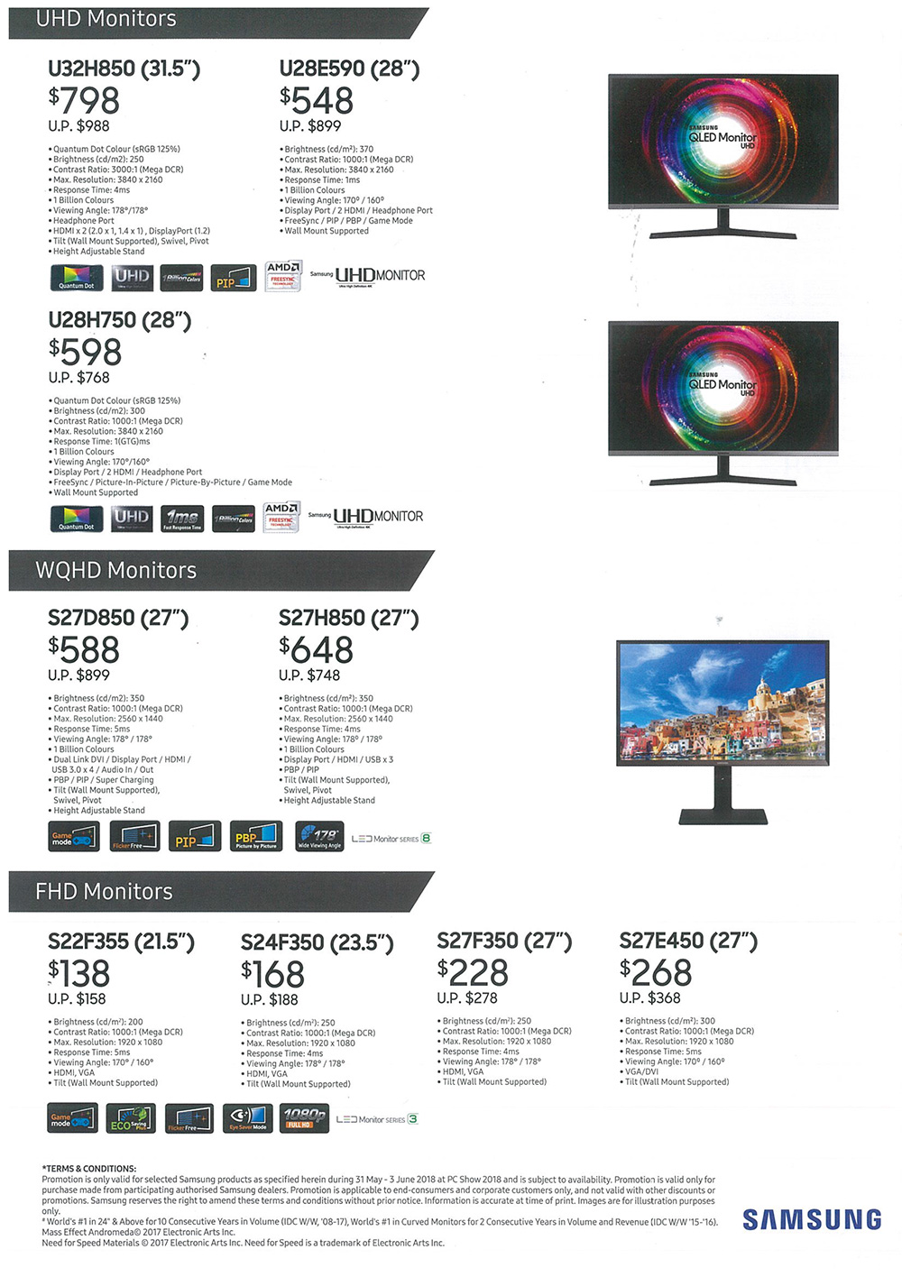 Samsung Monitors - Pg 4 Brochures from PC Show 2018 on Tech Show Portal ...