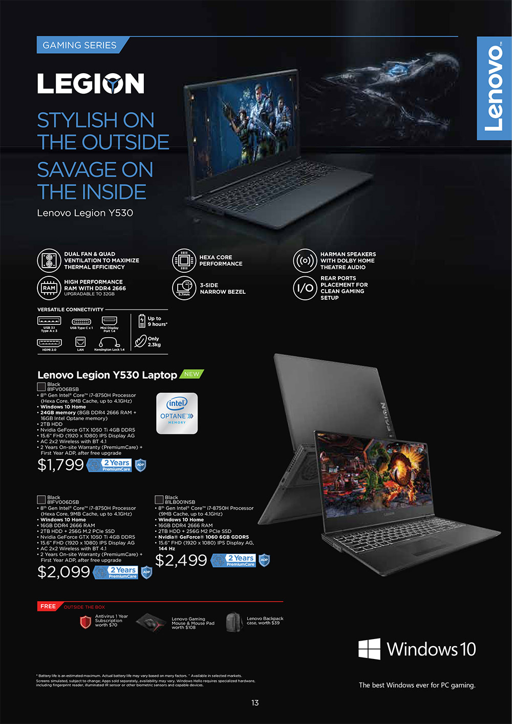 Lenovo Product Guide Pg 14 Brochures from The Tech Show 2018