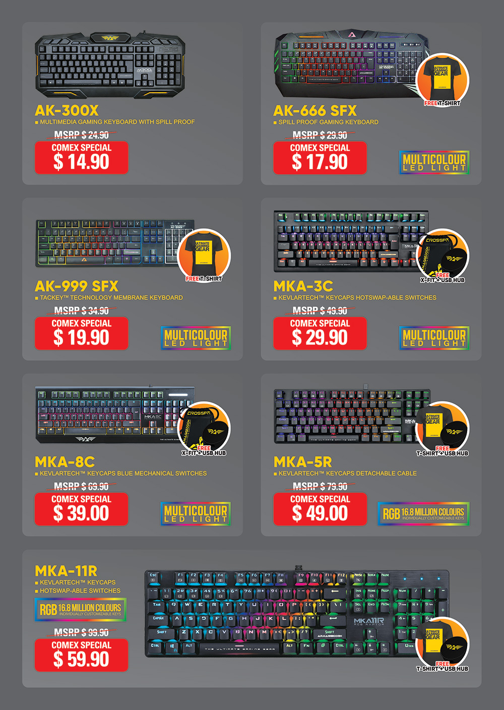 Armageddon page 2 Brochures from COMEX 2019 Singapore on Tech Show