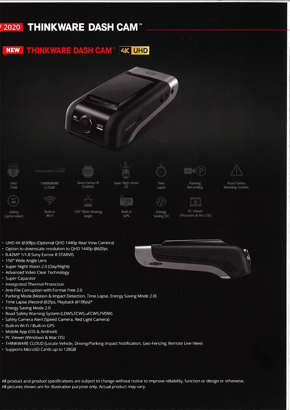 Thinkware dash cam pg 3 Brochures from COMEX 2019 Singapore on Tech