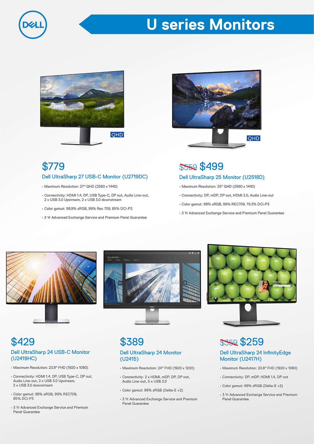 Dell monitors page 2 Brochures from IT Show 2019 Singapore on Tech