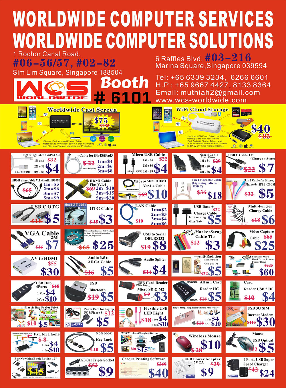 Worldwide Computer Services Pg 1 Brochures from IT Show 2019