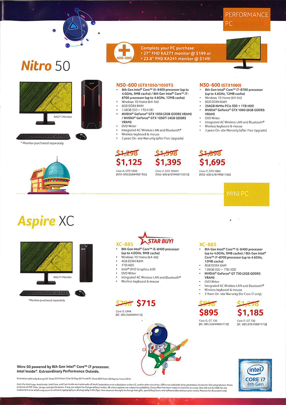 Acer desktops page 2 Brochures from PC Show 2019 on Tech Show Portal