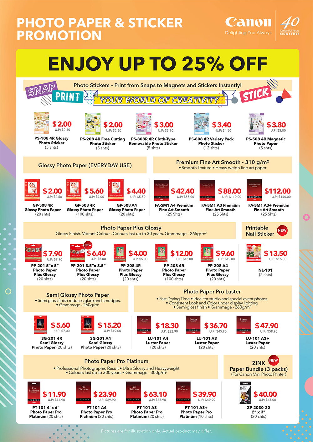 Canon Printer Consumables Pg 02 Brochures from PC Show 2019 on Tech