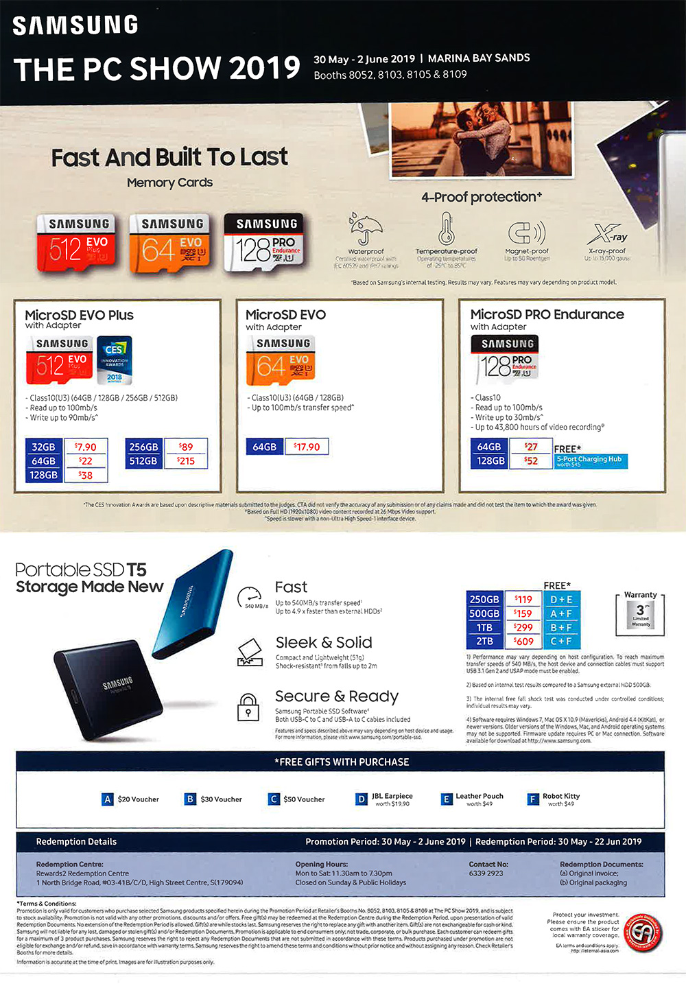 Samsung storage page 1 Brochures from PC Show 2019 on Tech Show Portal