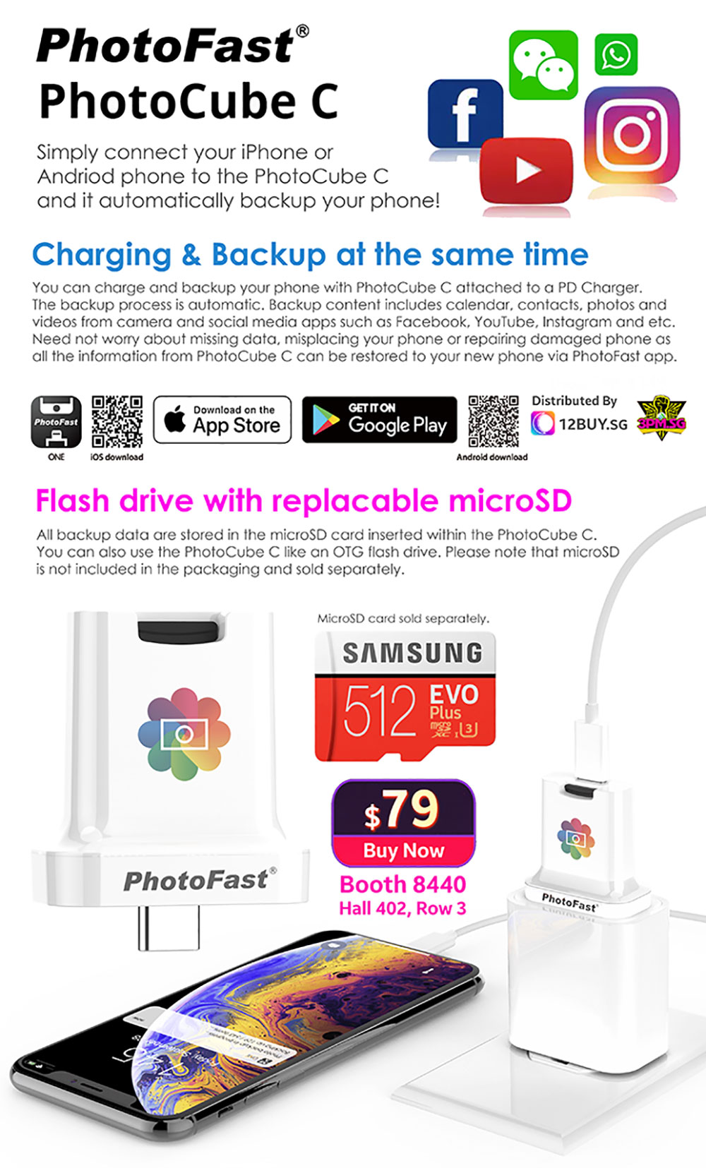 PhotoFast phone backup Brochures from The Tech Show 2019 Singapore on ...