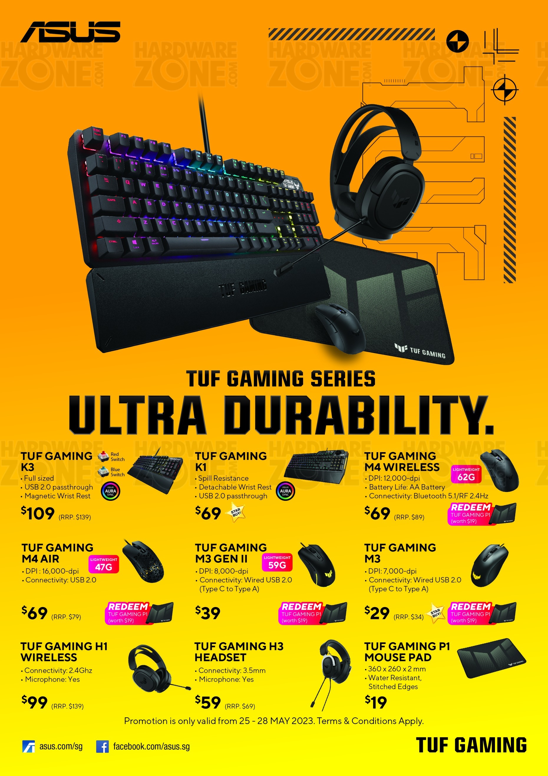 ASUS Gaming Gear Pg4 brochures from HardwareZone's Tech Show Portal