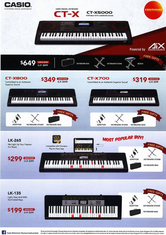 Casio Brochures CEE 2019 Suntec Singapore