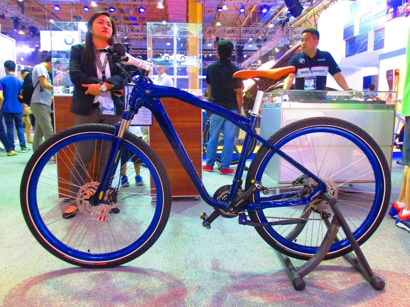 bmw cruise bike blue